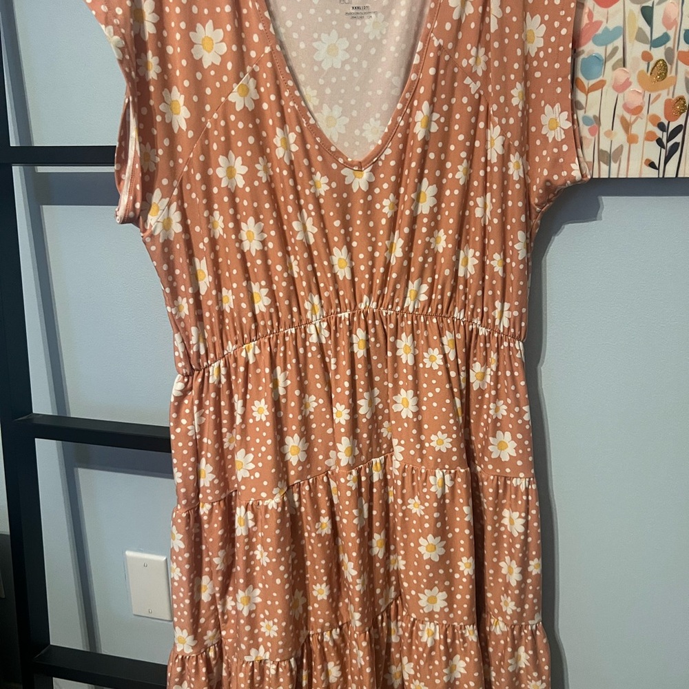 Floral V-Neck Dress